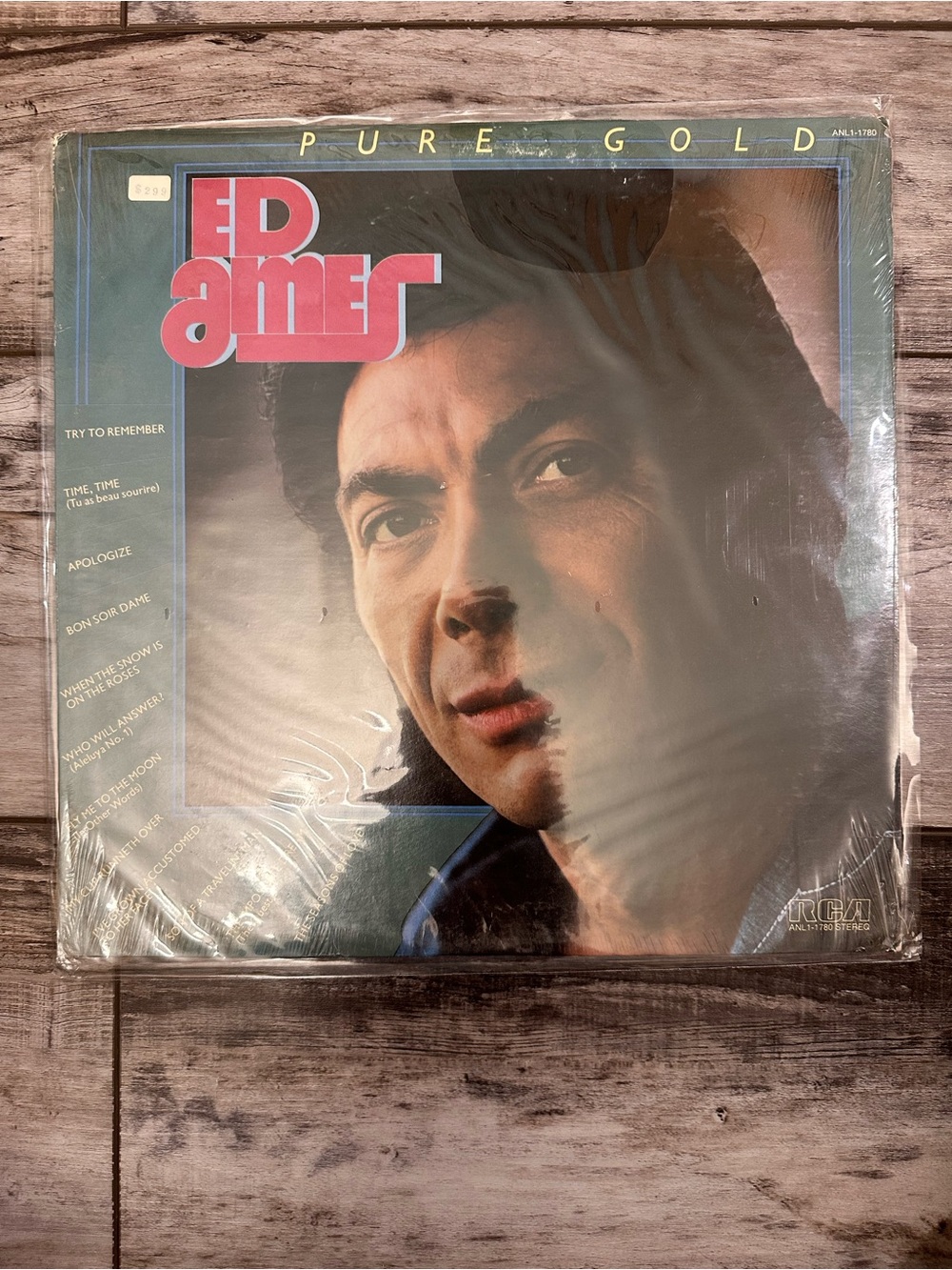 Ed Ames Pure Gold Vinyl Record Sealed